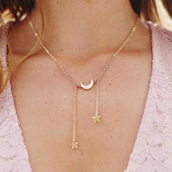 Jewelry - 3 for $20 Moon and Star Necklace